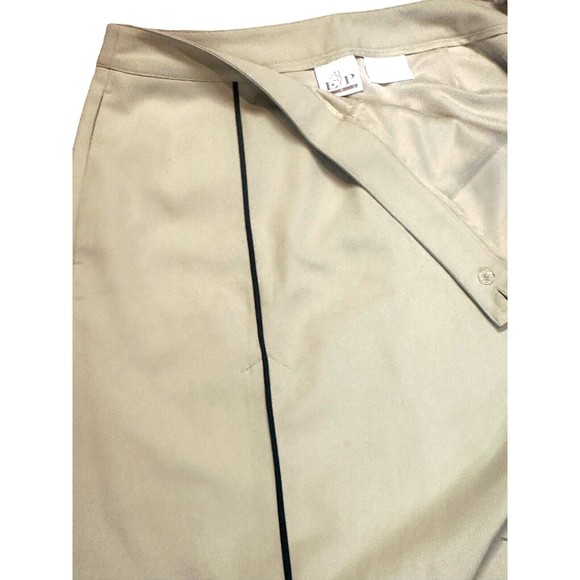 EP pro women golf skort skirt Cashew 10 NWT black stripe pockets side zip sport - Picture 6 of 10